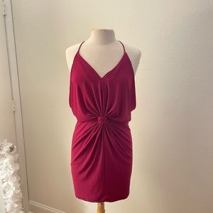 Magenta mini Dress